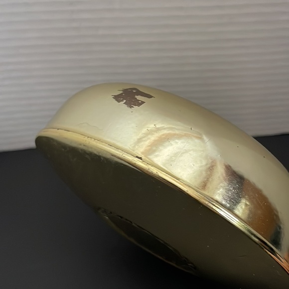 Vintage Brass Ash Pan Silent Buttler Crumb Catcher Canada Wood Handle - Picture 8 of 9